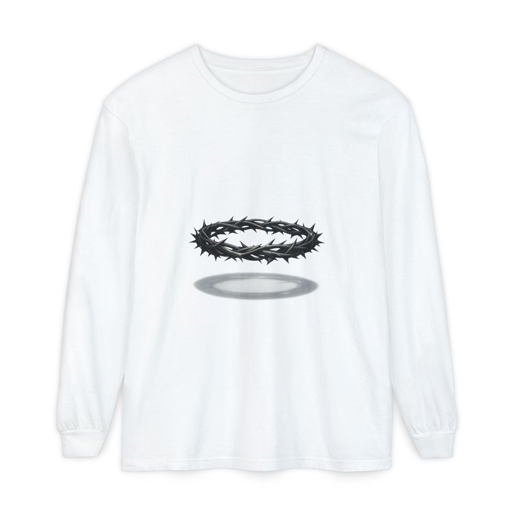 Crown of Thorns Long Sleeve — White