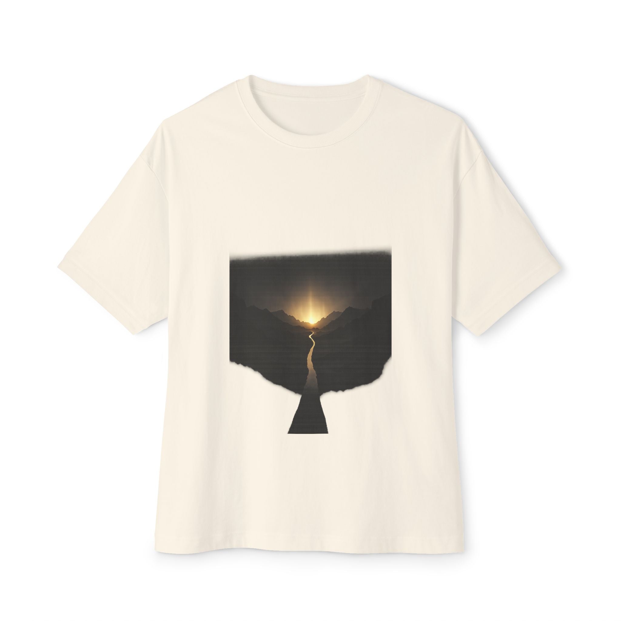 Narrow Way Tee — Natural