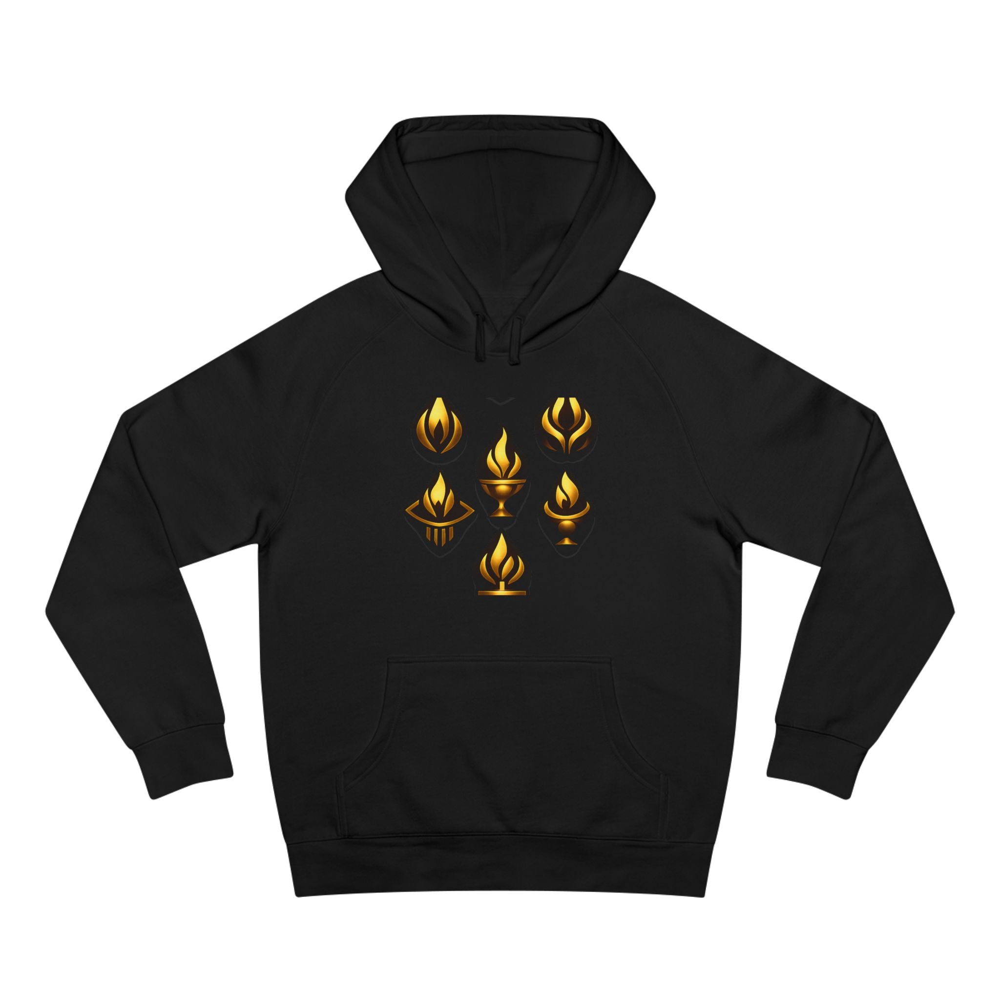 Seven Lamps Hoodie — Black