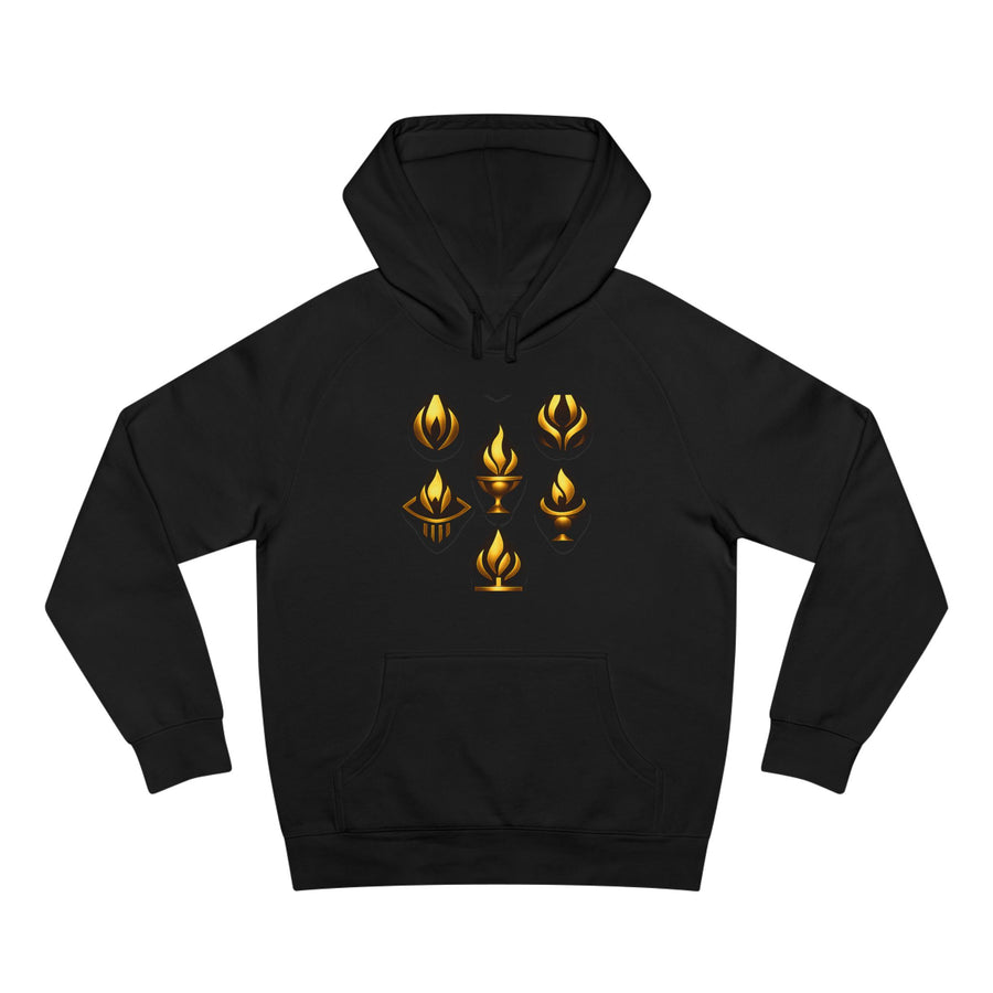 Seven Lamps Hoodie — Black